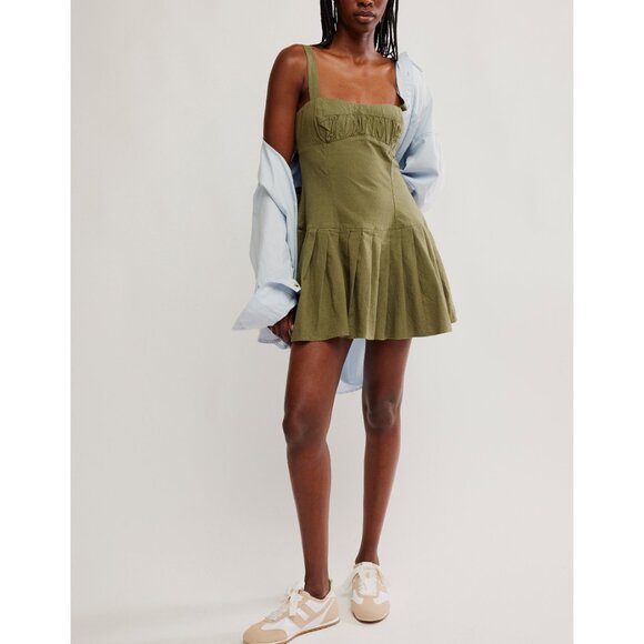 Free People Dresses & Skirts - 🎉LAST CHANCE🎉 FREE PEOPLE Azasia Mini / Crystal Kelp